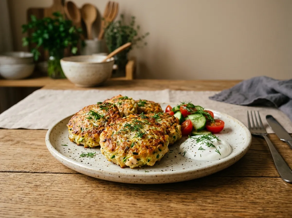 Курячі котлети з кабачком