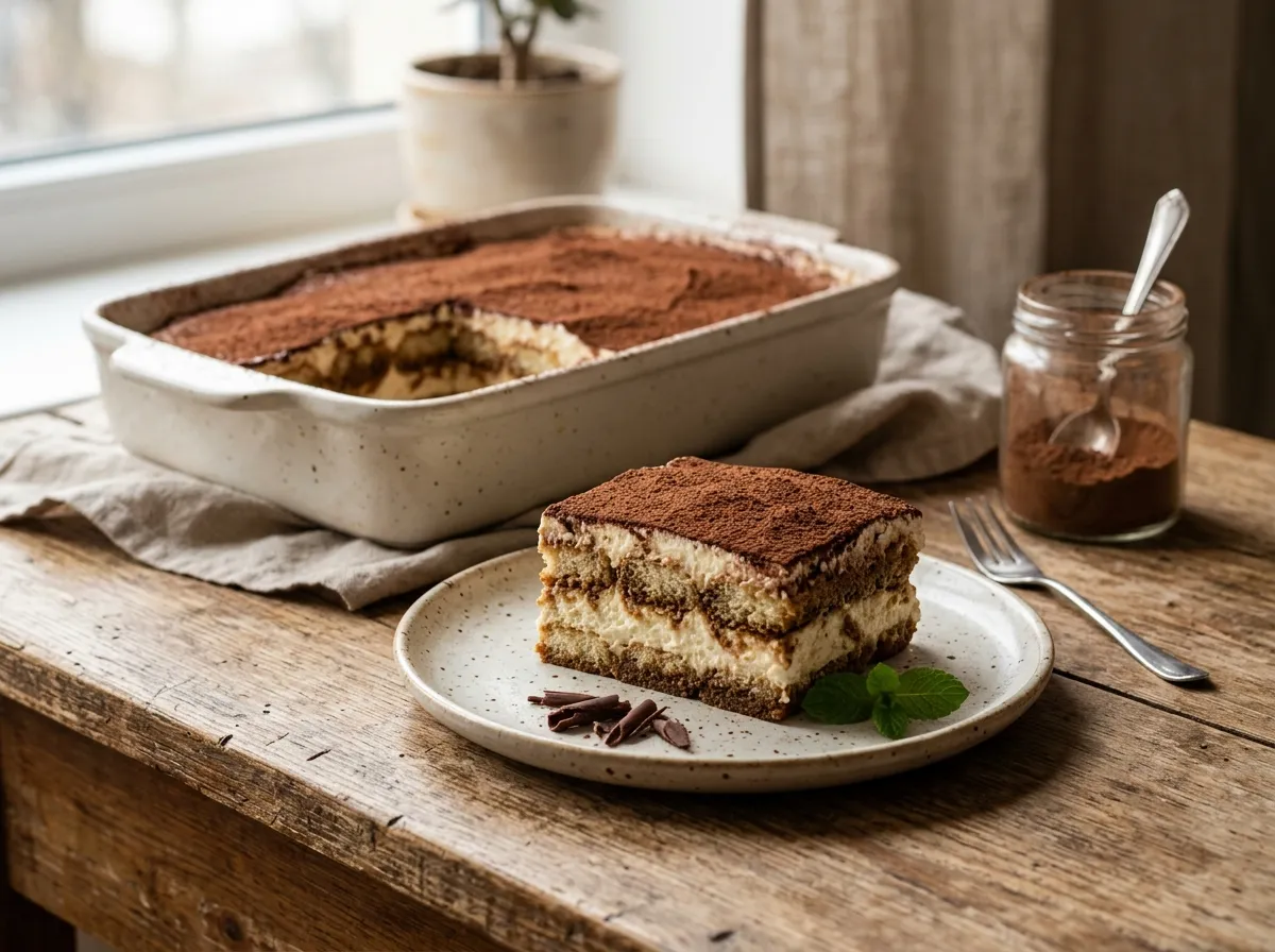 Класичний тірамісу з маскарпоне